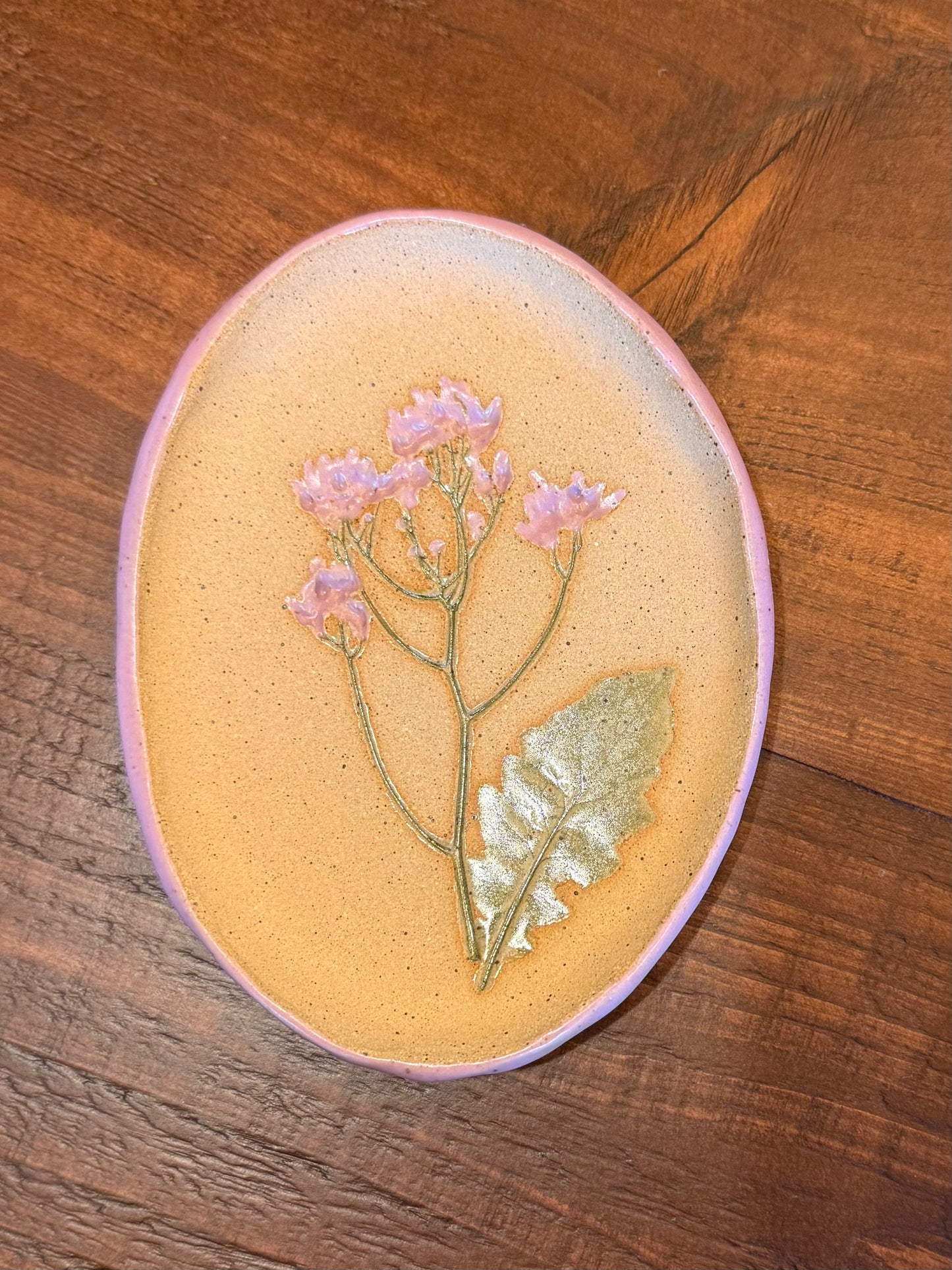 Wildflower Trinket Dish - Purple