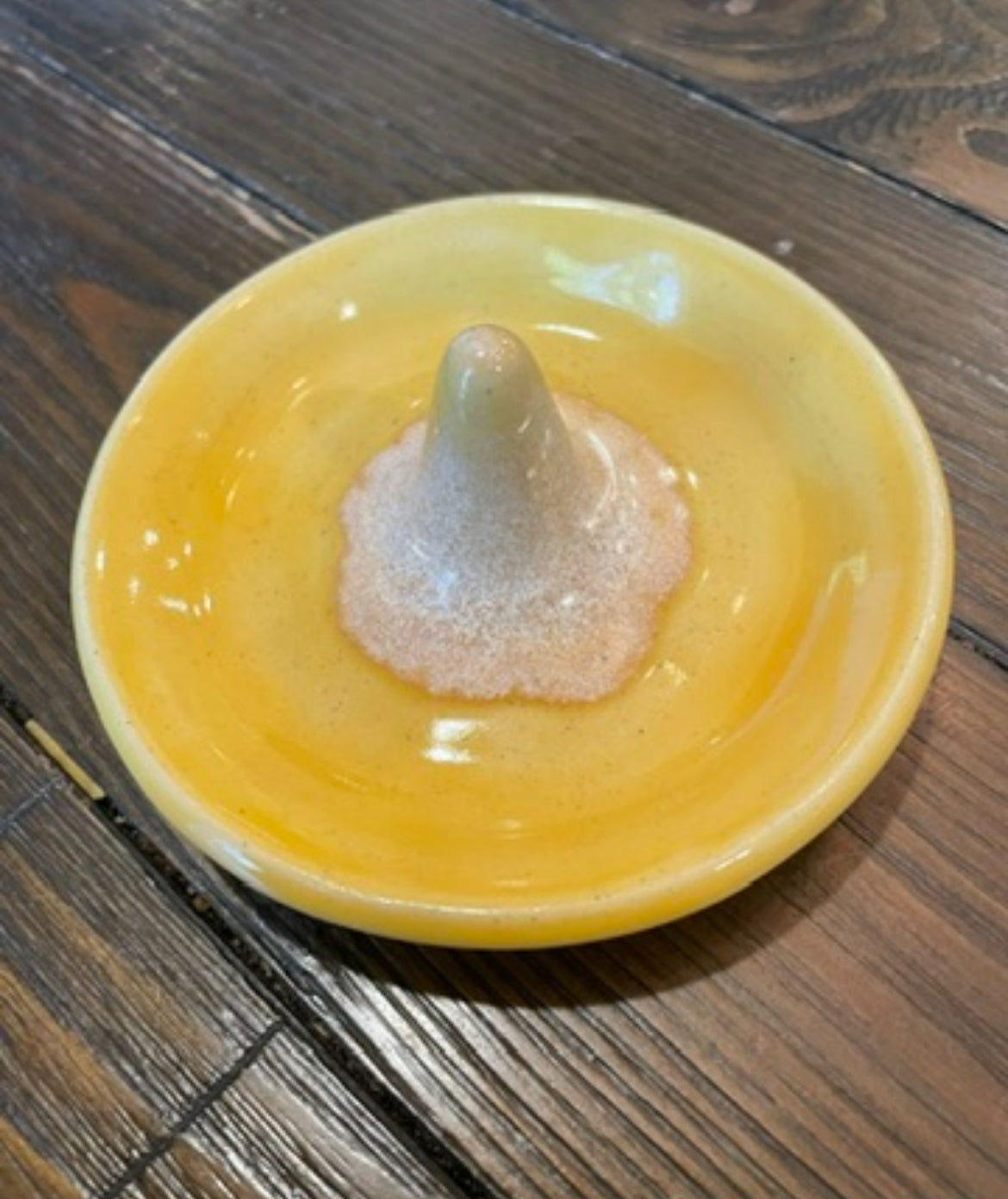 Jewelry Ring Holder- Yellow