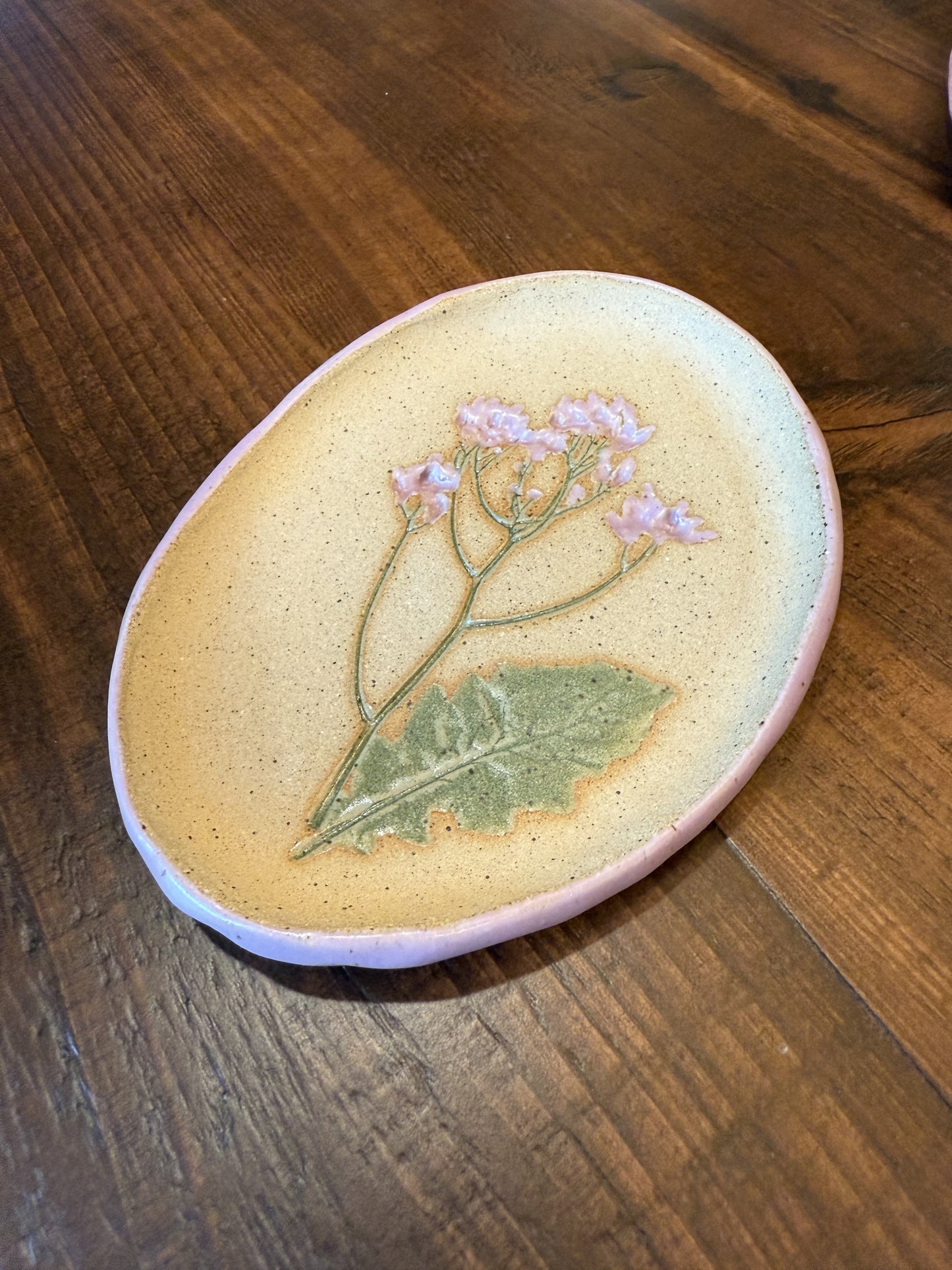 Wildflower Trinket Dish - Purple