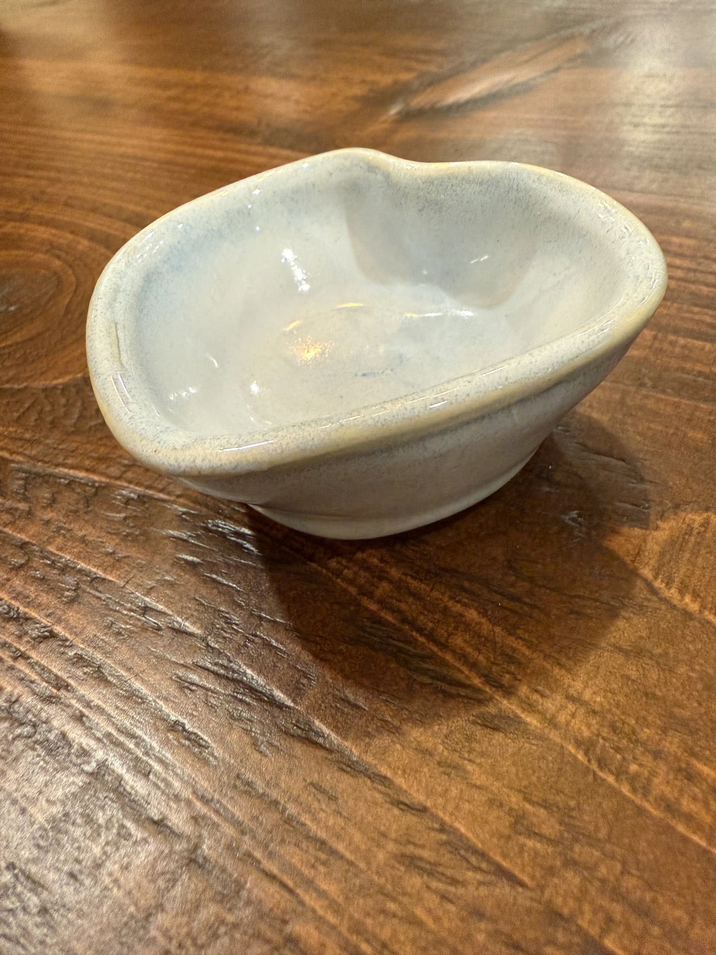 Small Heart Ring Dish - Light Blue