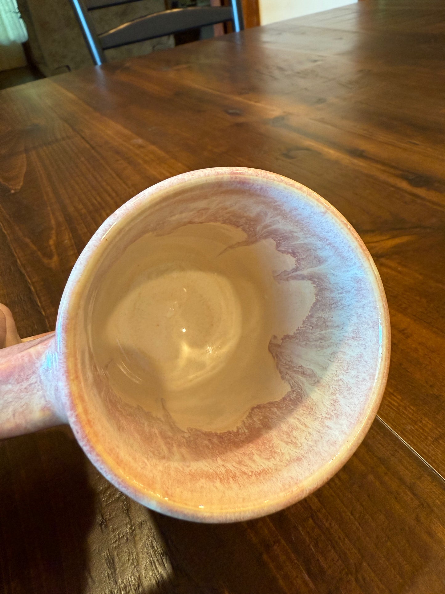 Pink Bunny Mug- White Clay