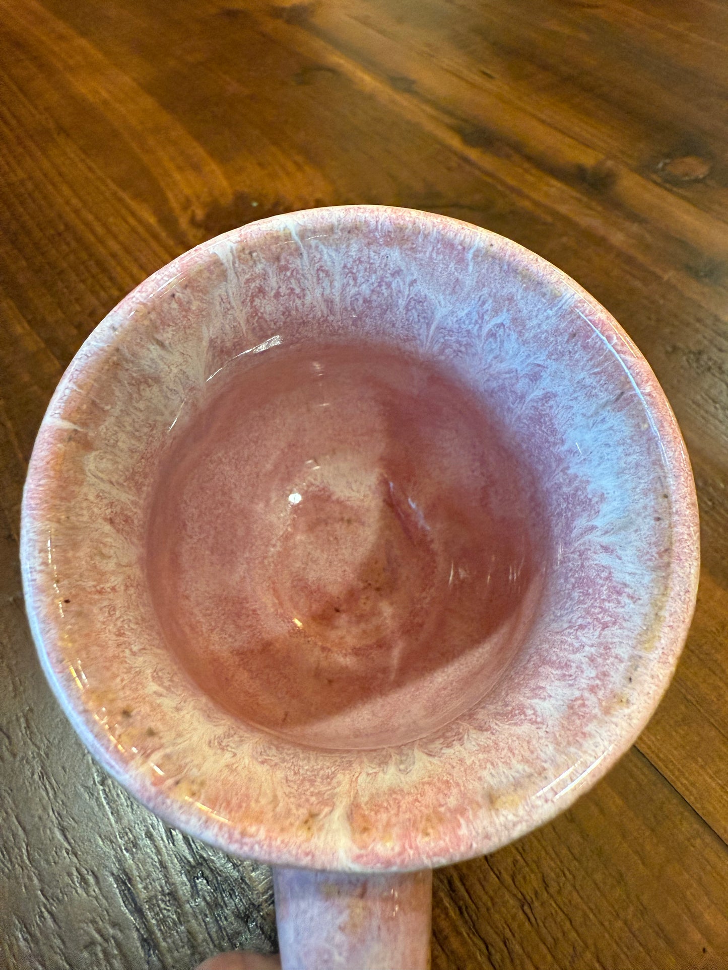 Pink Bunny Mug - Speckled Clay