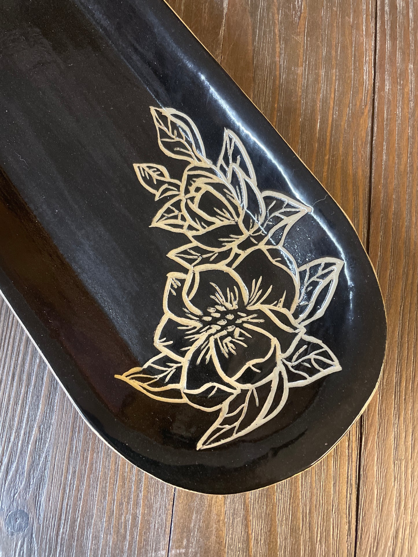 Magnolia Sgraffito Trays