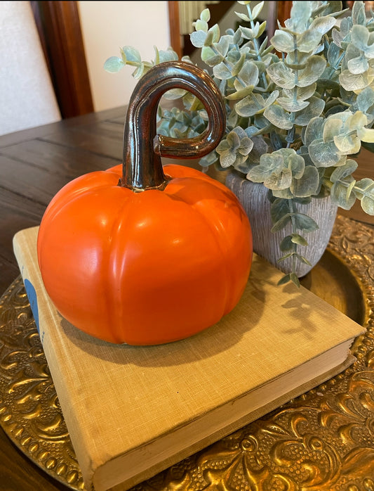 Pumpkin - Medium Orange Satin