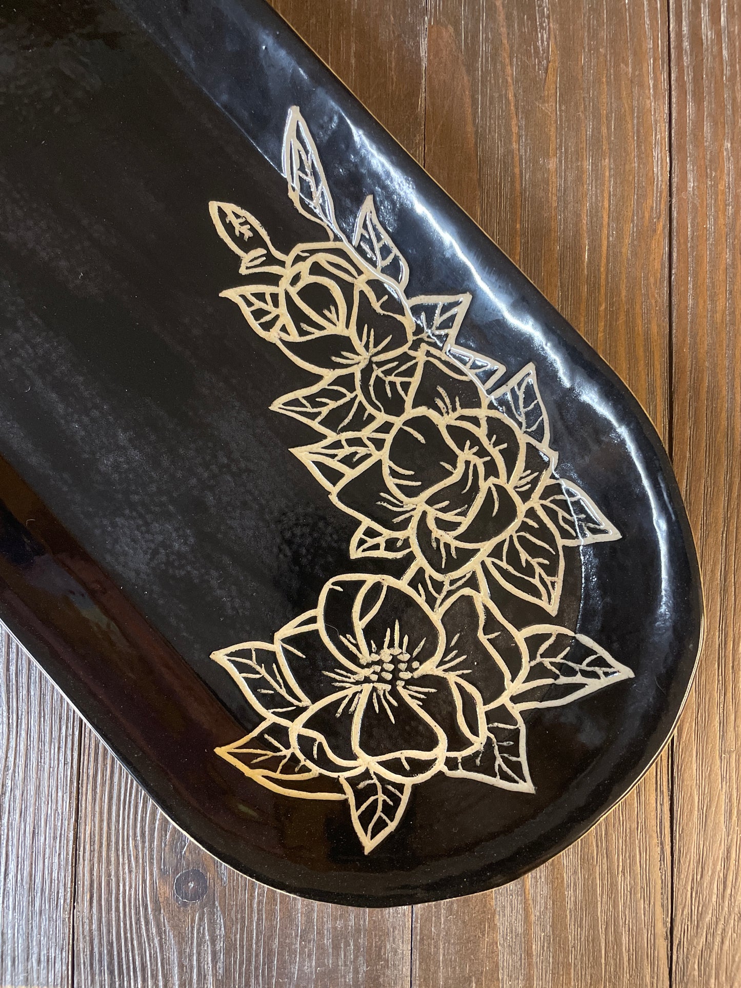 Magnolia Sgraffito Trays