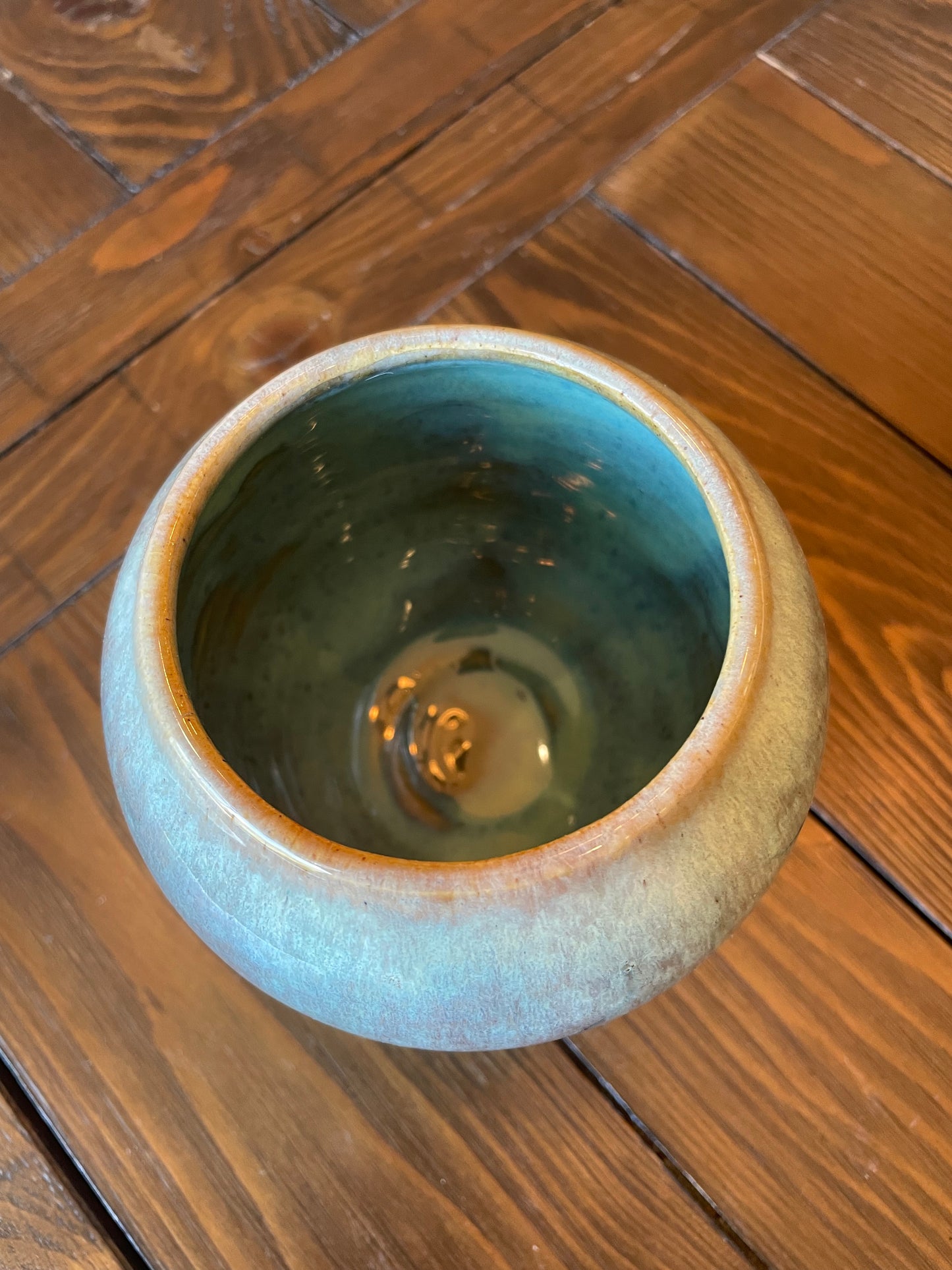 Small Sea Blue Vase