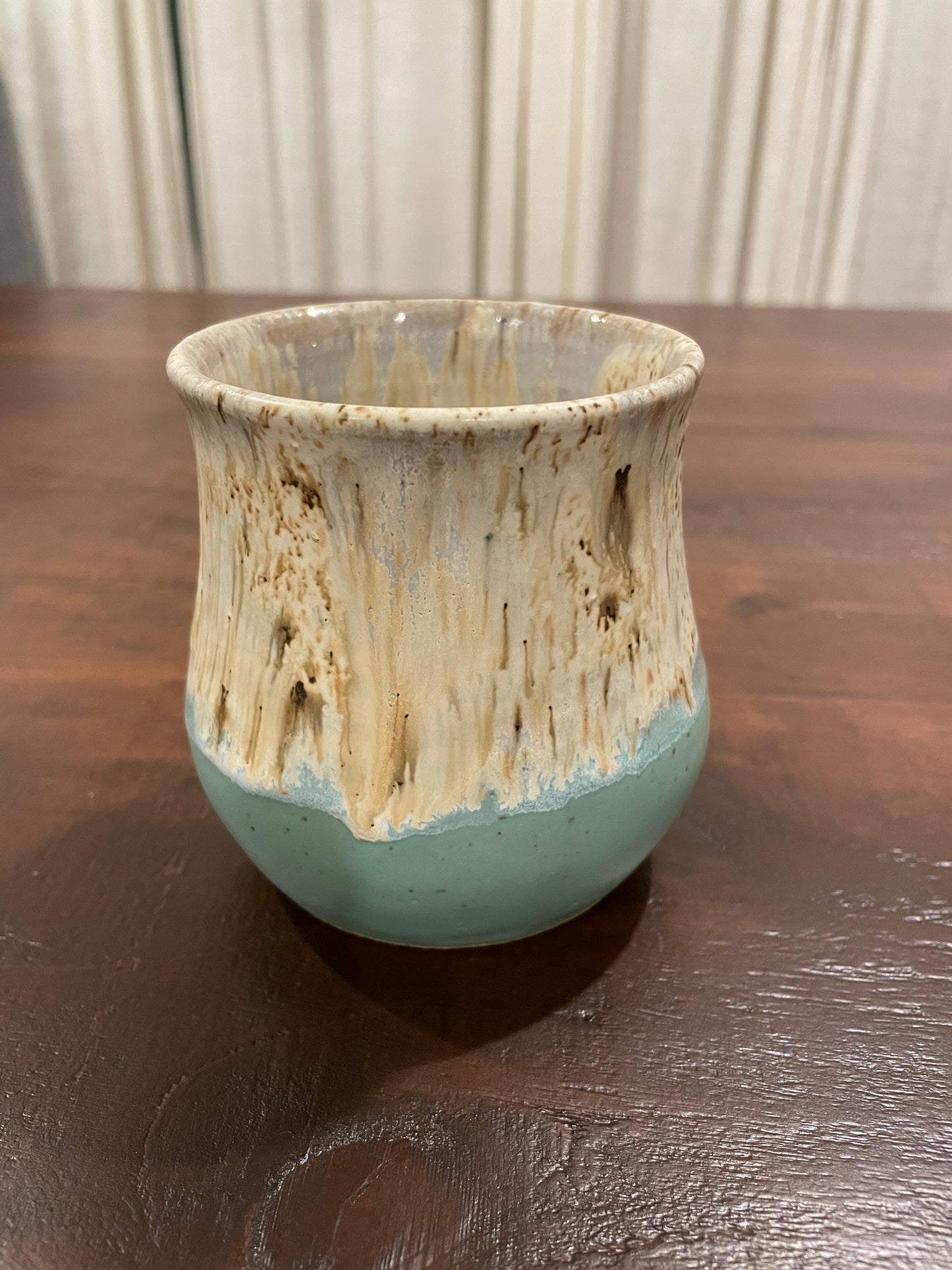 Aqua Winter Wood Mug