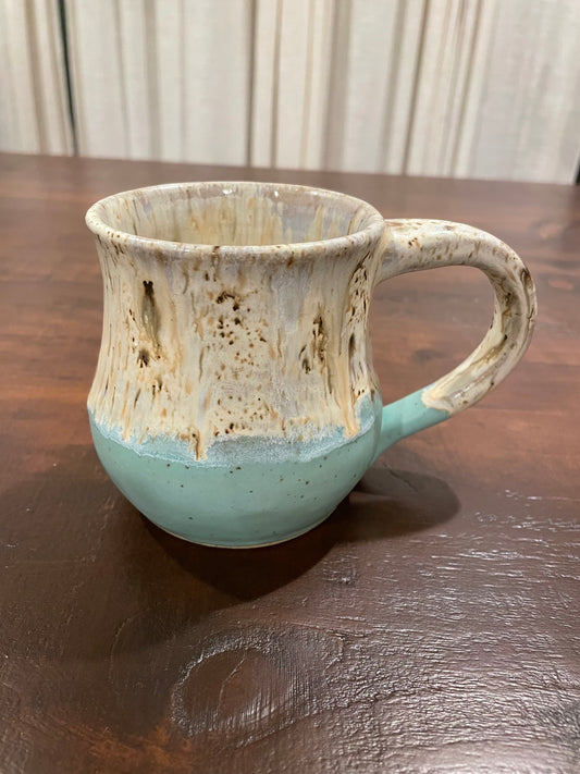 Aqua Winter Wood Mug