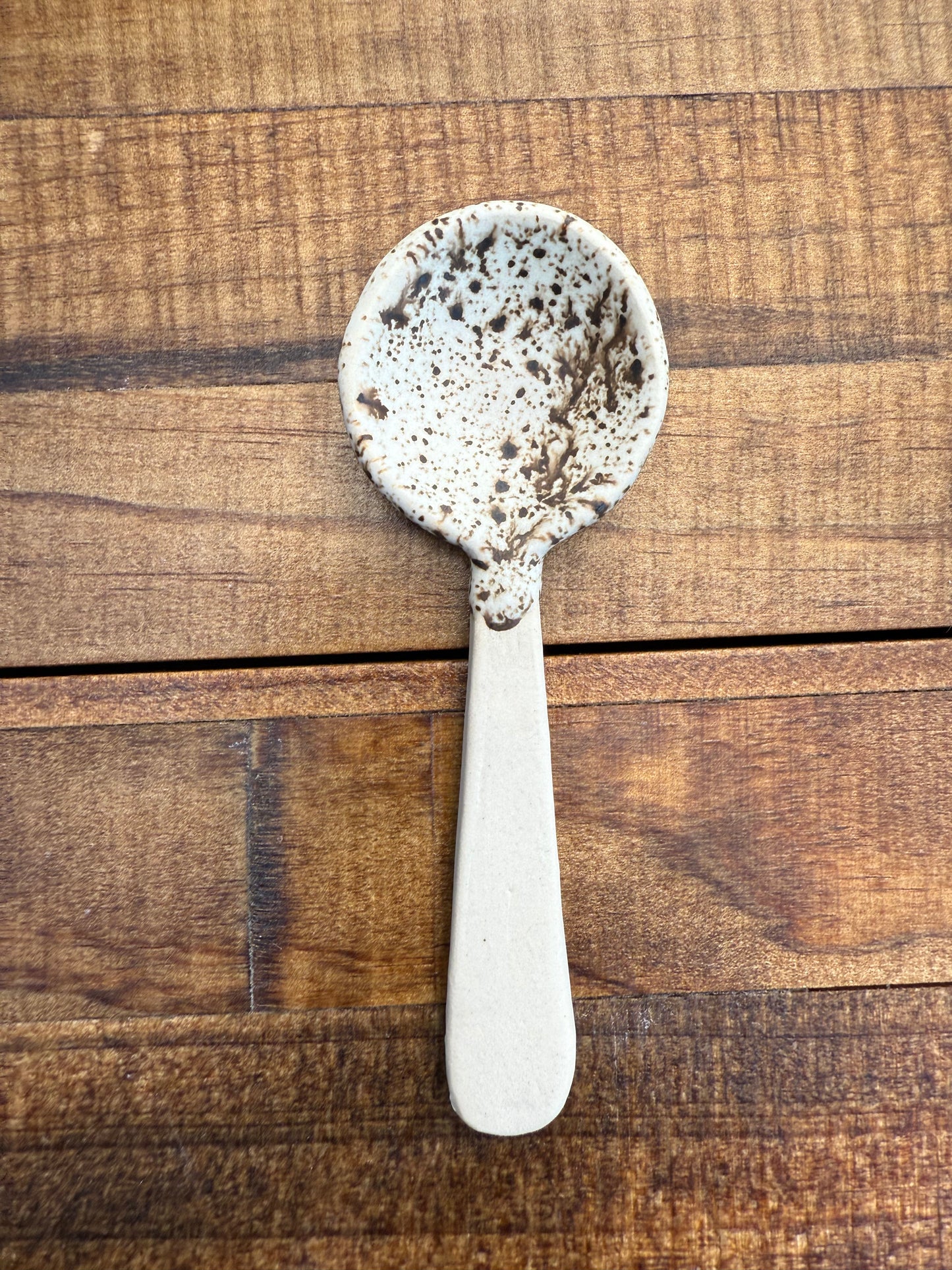 Mini Spoon set - brown speckled