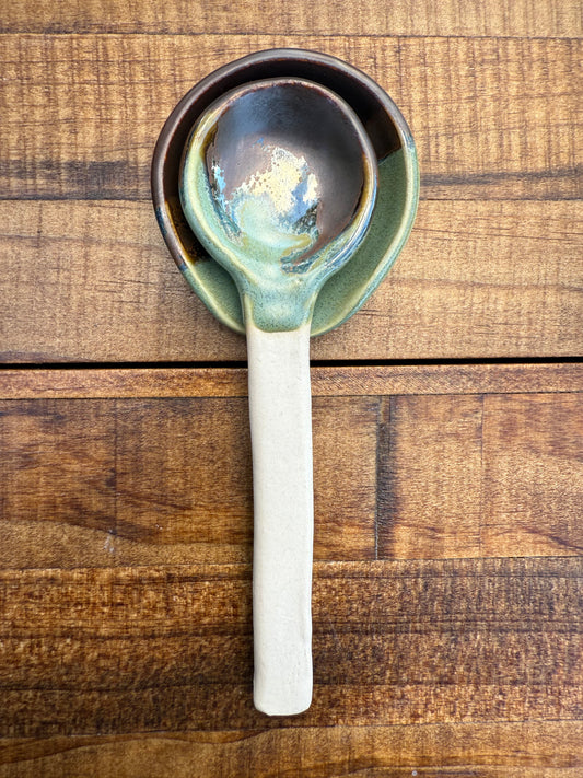 Mini Spoon set - green